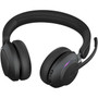 Jabra Evolve2 65 Headset With Charging Stand - Stereo - USB Type A - Wireless - Bluetooth - Over-the-head - Binaural - Supra-aural - 26599-989-989