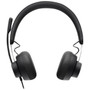 Logitech Zone Headset - Stereo - USB Type C - Wired - 32 Ohm - 20 Hz - 16 kHz - Over-the-head - Binaural - Circumaural - 62 ft Cable 981-000871