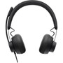 Logitech Zone Headset - Stereo - USB Type C - Wired - 32 Ohm - 20 Hz - 16 kHz - Over-the-head - Binaural - Circumaural - 62 ft Cable 981-000871