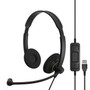 EPOS  SENNHEISER IMPACT SC 60 USB ML - Stereo - USB - Wired - 60 Hz - 16 kHz - On-ear - Binaural - Supra-aural - 69 ft Cable - Noise 1000551