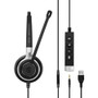 EPOS | SENNHEISER IMPACT SC 635 USB Headset - Mono - Mini-phone (3.5mm), USB Type A - Wired - On-ear - Monaural - Ear-cup - Noise - (1000643)