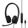 EPOS | SENNHEISER ADAPT 160 USB II Headset - Stereo - USB - Wired - On-ear - Binaural - 5.9 ft Cable - Noise Cancelling Microphone (Fleet Network)