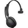 Jabra Evolve2 65 Headset - Mono - USB Type A - Wireless - Bluetooth - Over-the-head - Monaural - Supra-aural - Black 26599-899-989