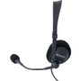 Verbatim Stereo Headset with Microphone and In-Line Remote - Stereo - USB Type A - Wired - 32 Ohm - 20 Hz - 20 kHz - Over-the-head - - (70723)