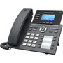 Grandstream GRP2604P IP Phone - Corded - Corded - Wall Mountable, Desktop - 3 x Total Line - VoIP - Speakerphone - 2 x Network (RJ-45) (GRP2604P)