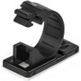 StarTech.com 100 Self Adhesive Cable Management Clips - Ethernet/Network Cable/Office Desk Cord Organizer - Sticky Wire Holder/Clamp - (Fleet Network)