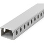 StarTech.com Cable Management Raceway with Cover 1-1/2"(38mm)W x 1"(25mm)H, 6.5ft(2m) length, 3/8"(8mm) Slots, Wall Wire Duct, UL - to (Fleet Network)