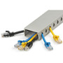 StarTechcom Cable Management Raceway with Cover 250mmW x 125mmH 65ft2m length 388mm Slots Wall Wire Duct UL Listed - CBMWD5025