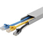 StarTechcom Cable Management Raceway with Cover 1-1238mmW x 5816mmH 65ft2m length NetworkPower Cord Hider Kit UL - to CBMWD3816