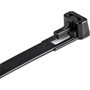 StarTechcom 512cm Reusable Cable Ties 1-1830mm Dia 50lb22Kg Tensile Strength Nylon InOutdoor UL Listed 100 Pack - - CBMZTRB5BK