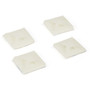 StarTechcom 100 Pack Cable Tie Mounts with Adhesive Tape for 013in 32mm Wide Ties - NylonPlastic Zip Tie Mounts - 94V-2 Fire  - CBMCTM1