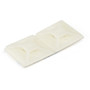 StarTechcom 100 Pack Cable Tie Mounts with Adhesive Tape for 018in 46mm Wide Ties - NylonPlastic Zip Tie Mounts - 94V-2 Fire  - CBMCTM2
