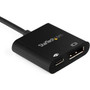 StarTech.com USB C to DisplayPort Adapter with 60W Power Delivery Pass-Through - 8K/4K USB Type-C to DP 1.4 Video Converter w/ - USB-C (Fleet Network)
