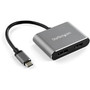 StarTechcom USB C Multiport Video Adapter - 4K 60Hz USB-C to HDMI 20 or DisplayPort 12 Monitor Adapter - HBR2 HDR - USB Type-C - to CDP2DPHD