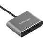 StarTechcom USB C Multiport Video Adapter - 4K 60Hz USB-C to HDMI 20 or DisplayPort 12 Monitor Adapter - HBR2 HDR - USB Type-C - to CDP2DPHD