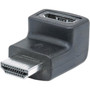 Manhattan HDMI Adapter - 1 x HDMI (Type A) Female Digital Audio/Video - 1 x HDMI (Type A) Male Digital Audio/Video - 3840 x 2160 - - (Fleet Network)