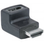 Manhattan HDMI Adapter - 1 x HDMI (Type A) Female Digital Audio/Video - 1 x HDMI (Type A) Male Digital Audio/Video - 3840 x 2160 - - (353502)