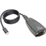 Tripp Lite USB-C to Serial Adapter (DB9) - Keyspan, High-Speed (M/M), Detachable Cable, TAA - 1 x Type C Male USB - 1 x DB-9 Male - - (Fleet Network)