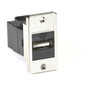 Black Box Panel Mount USB Coupler Type A FemaleType B Female Black - 1 x Type A Female USB - 1 x Type B Female USB - Black - TAA FMT1050