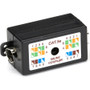 Black Box CAT5e Hard-Wire Coupler - Shielded - 1 x 110 Network - 1 x 110-punchdown Network (FAU964)