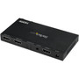 StarTechcom 2-Port HDMI Splitter 1x2 4K 60Hz UHD HDMI 20 Audio Video Splitter w Scaler and Audio Extractor EDID Copy - 2-Port ST122HD20S