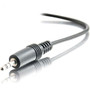 C2G Stereo Audio Cable - Mini-phone Male Stereo - Mini-phone Male Stereo - 0.46m - Black (Fleet Network)