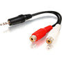C2G Value Series Audio Y-Cable - Mini-phone Male Stereo - RCA Female Stereo - Black (Fleet Network)