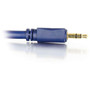C2G Velocity Stereo Audio Cable - Mini-phone Male - Mini-phone Male - 091m - Blue 40601