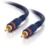 C2G Velocity Digital Audio Coax Interconnect Cable - 3 ft Coaxial Audio Cable - First End: 1 x RCA Male - Second End: 1 x RCA Male - (Fleet Network)