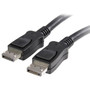 StarTech.com 3 ft DisplayPort 1.2 Cable with Latches M/M - DisplayPort 4k - Create high-resolution 4k x 2k connections with HBR2 your (Fleet Network)