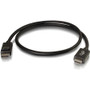 C2G 6ft DisplayPort Male to HD Male Adapter Cable - Black - 6 ft DisplayPort/HDMI A/V Cable for Notebook, TV, Projector, Audio/Video - (54326)