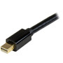 StarTechcom Mini DisplayPort to HDMI Converter Cable - 6 ft 2m - 4K - Eliminate clutter by connecting your PC directly to an HDMI a MDP2HDMM2MB