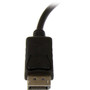 StarTech.com DisplayPort to VGA Adapter with Audio - DP to VGA Converter - 1920x1200 - Connect your PC to a VGA display and a discrete (DP2VGAA)
