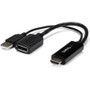 StarTech.com HDMI to DisplayPort Adapter - 4K 30Hz - HDMI to DisplayPort Converter - Compact HDMI to DP Adapter - USB-Powered - an or (Fleet Network)