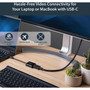 StarTechcom USB C to DisplayPort Adapter 4K 60Hz - USB Type-C to DP 14 Monitor Video Converter DP Alt Mode - Thunderbolt 3 - USB-C CDP2DP