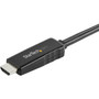 StarTechcom 6ft 2m HDMI to Mini DisplayPort Cable 4K 30Hz - Active HDMI to mDP Adapter Cable with Audio - USB Powered - Video - 14 HD2MDPMM2M