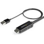StarTech.com 10 ft. (3 m) HDMI to DisplayPort Cable - 4K 30Hz - USB-powered - Active HDMI to DisplayPort Cable (HD2DPMM10) - This 4K a (HD2DPMM10)