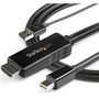 StarTechcom 10 ft 3 m HDMI to DisplayPort Cable - 4K 30Hz - USB-powered - Active HDMI to DisplayPort Cable HD2DPMM10 - This 4K a HD2DPMM10