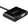 StarTechcom Mini DisplayPort to HDMI VGA Adapter - mDP 12 HBR2 to HDMI 20 4K 60Hz or VGA Video Monitor Converter - TB2 Compatible - MDP2VGAHD20