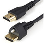 StarTechcom 2m6ft HDMI Cable with Locking Screw 4K 60Hz HDR High Speed HDMI 20 Cable with Ethernet Secure Locking Connector MM HDMM2MLS