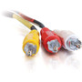 C2G Value Series Audio Video Cable - RCA Male - RCA Male - 183m - Black 40448