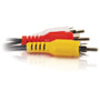C2G Value Series Audio Video Cable - RCA Male - RCA Male - 183m - Black 40448