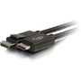 C2G 3ft DisplayPort Male to HD Male Adapter Cable - Black - 3 ft DisplayPortHDMI AV Cable for Notebook TV Projector AudioVideo - 54325