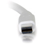 C2G 10ft Mini DisplayPort Cable M/M - White - 10 ft Mini DisplayPort A/V Cable for Notebook, Audio/Video Device, Computer, Monitor - 1 (54412)