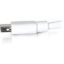 C2G 10ft Mini DisplayPort Cable M/M - White - 10 ft Mini DisplayPort A/V Cable for Notebook, Audio/Video Device, Computer, Monitor - 1 (54412)