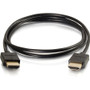 C2G 1ft Flexible High Speed HDMI Cable with Low Profile Connectors - 4K 60Hz - 1 ft HDMI A/V Cable for Audio/Video Device, Home HDTV - (41361)