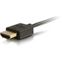C2G 1ft Flexible High Speed HDMI Cable with Low Profile Connectors - 4K 60Hz - 1 ft HDMI AV Cable for AudioVideo Device Home HDTV - 41361