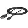 StarTechcom 6ft18m USB C to DisplayPort 12 Cable 4K 60Hz - USB Type-C to DP Video Adapter Monitor Cable HBR2 - TB3 Compatible - - CDP2DPMM6B