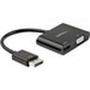 StarTechcom DisplayPort to HDMI VGA Adapter - DP 12 HBR2 to HDMI 20 4K 60Hz or VGA Monitor Converter - Digital Video Display - 12 DP2VGAHD20