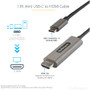 StarTech.com 13ft (4m) USB C to HDMI Cable 4K 60Hz with HDR10, Ultra HD USB Type-C to HDMI 2.0b Video Adapter Cable, DP 1.4 Alt Mode - (CDP2HDMM4MH)